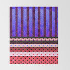 Colors Abstract Geometric Vector Art Throw Blanket Gallery Image 2