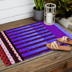 Colors Abstract Geometric Vector Art Outdoor Rug Gallery Image 2