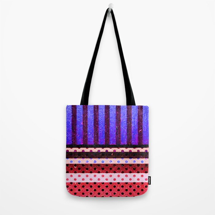 Colors Abstract Geometric Vector Art Tote Bag Gallery Image 2
