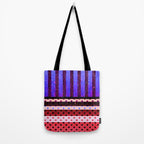 Colors Abstract Geometric Vector Art Tote Bag Gallery Image 2