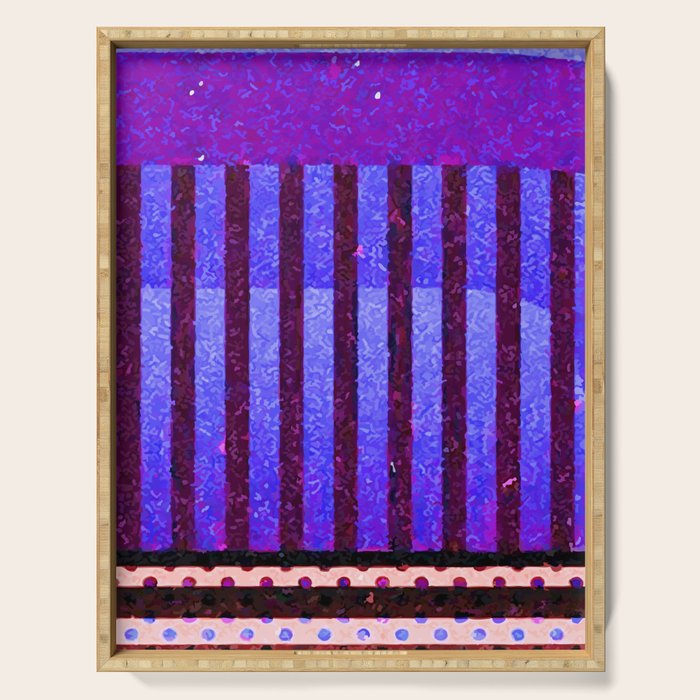 Colors Abstract Geometric Vector Art Serving Tray Gallery Image 1