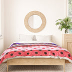 Colors Abstract Geometric Vector Art Duvet Cover Gallery Image 3