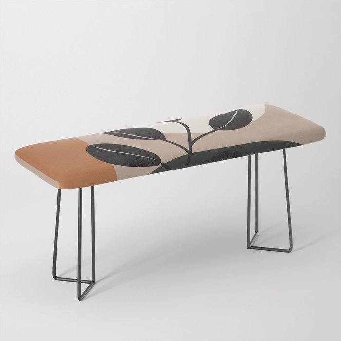 Modern Abstract Minimal Shapes Branches Art 9 Bench Gallery Image 1