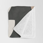 Modern Abstract Minimal Shapes Branches Art 9 Throw Blanket Gallery Image 3