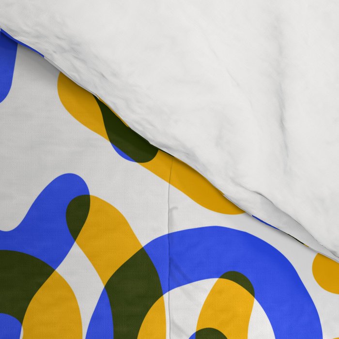 Abstract colorful doodle art pattern Comforter Gallery Image 4