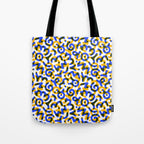 Abstract colorful doodle art pattern Tote Bag Gallery Image 1