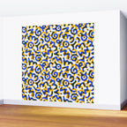 Abstract colorful doodle art pattern Wall Mural Gallery Image 2