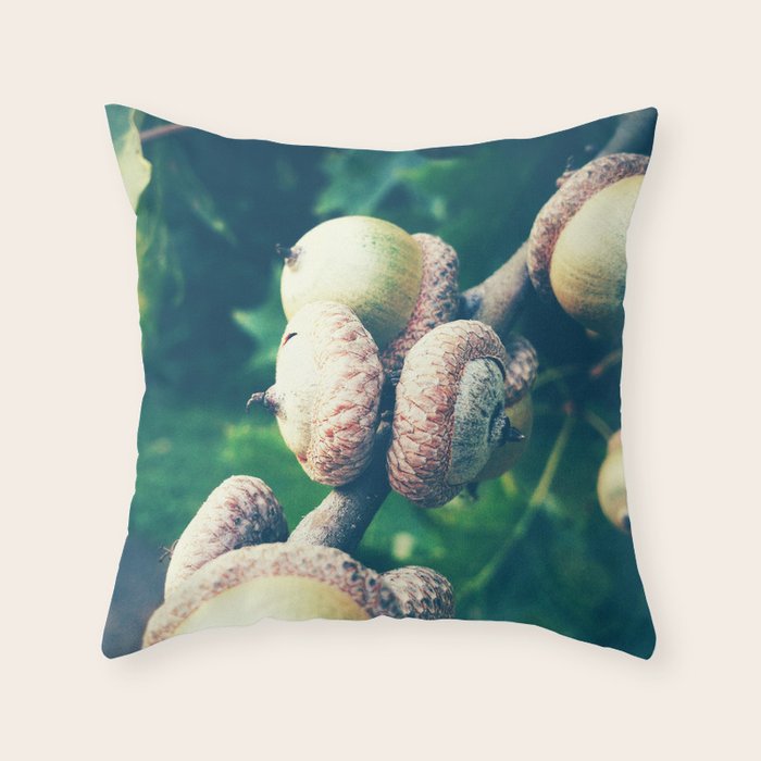 Happy Autumn Throw Pillow Gallery Image 1