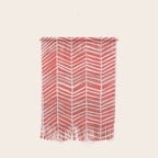 Coral Herringbone Wall Hanging Gallery Image 1