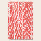 Coral Herringbone Cutting Board Gallery Image 1
