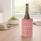 Coral Herringbone Wine Chiller Gallery Image 4