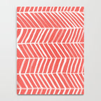 Coral Herringbone Notebook Gallery Image 4