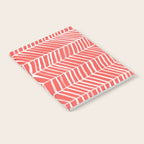 Coral Herringbone Notebook Gallery Image 2