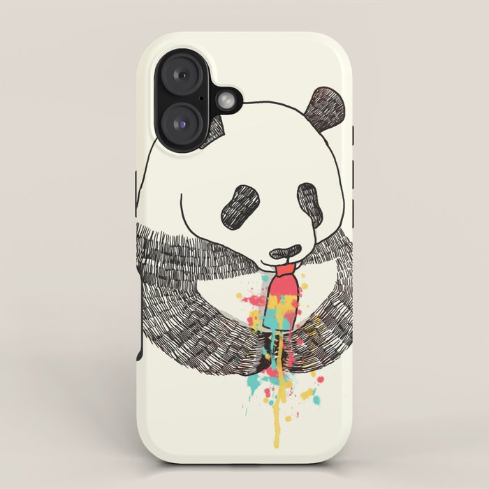 Panda Loves Ice Cream iPhone Case Gallery Image 1