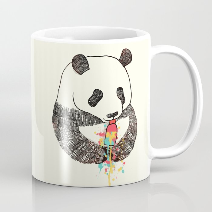 Panda Loves Ice Cream Coffee Mug Gallery Image 1