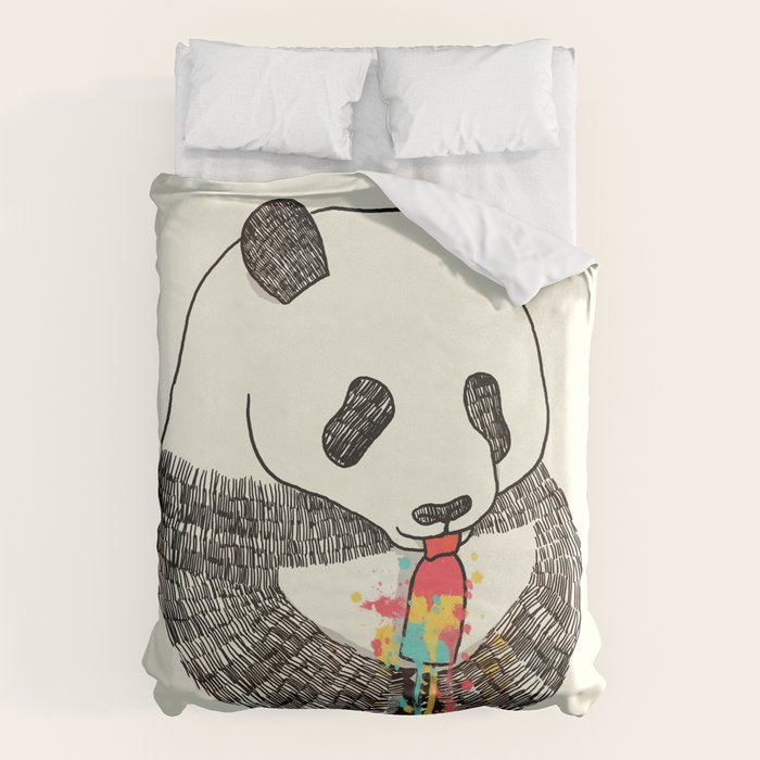 Panda Loves Ice Cream Duvet Cover Gallery Image 6