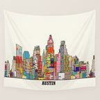 Austin texas Wall Tapestry Gallery Image 4