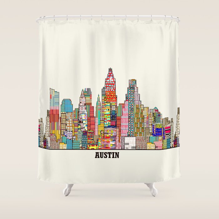 Austin texas Shower Curtain Gallery Image 1