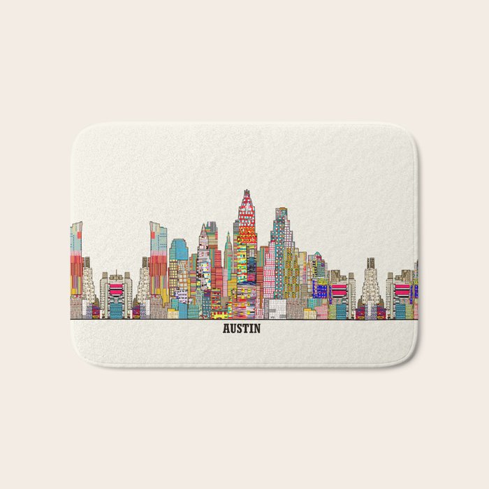 Austin texas Bath Mat Gallery Image 1
