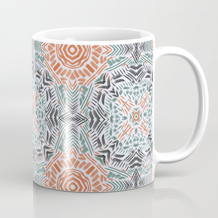 Modern brushstroke mosaic Coffee Mug Gallery Image 1