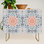 Modern brushstroke mosaic Credenza Gallery Image 1