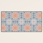 Modern brushstroke mosaic Desk Mat Gallery Image 3