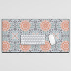 Modern brushstroke mosaic Desk Mat Gallery Image 1