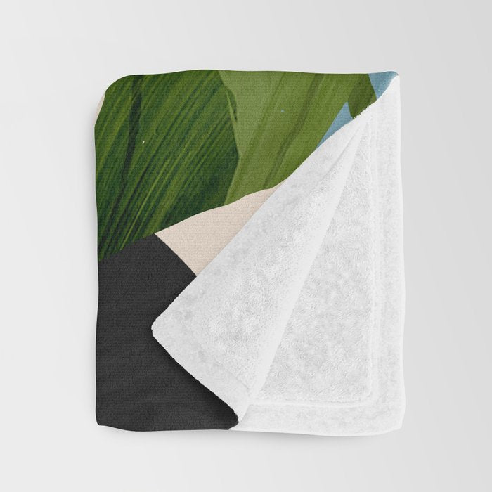 Abstract Tropical Art 2 Throw Blanket Gallery Image 3