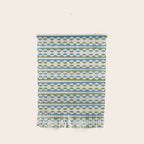 Dots and Lines - Blue and Green Wall Hanging Gallery Image 1