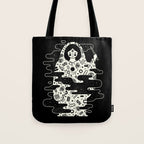 The Magician: Black Magic Tote Bag Gallery Image 1