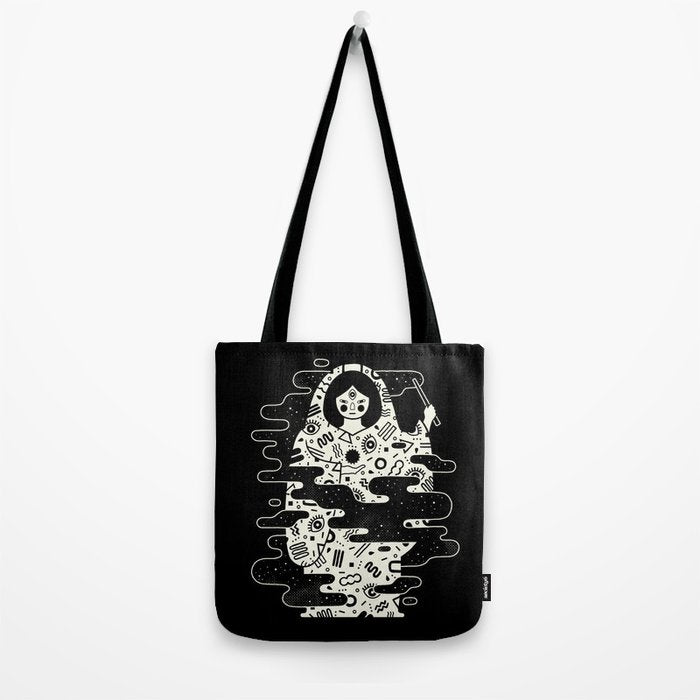 The Magician: Black Magic Tote Bag Gallery Image 2