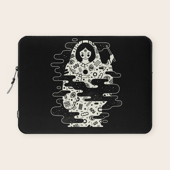The Magician: Black Magic Laptop Sleeve Gallery Image 1