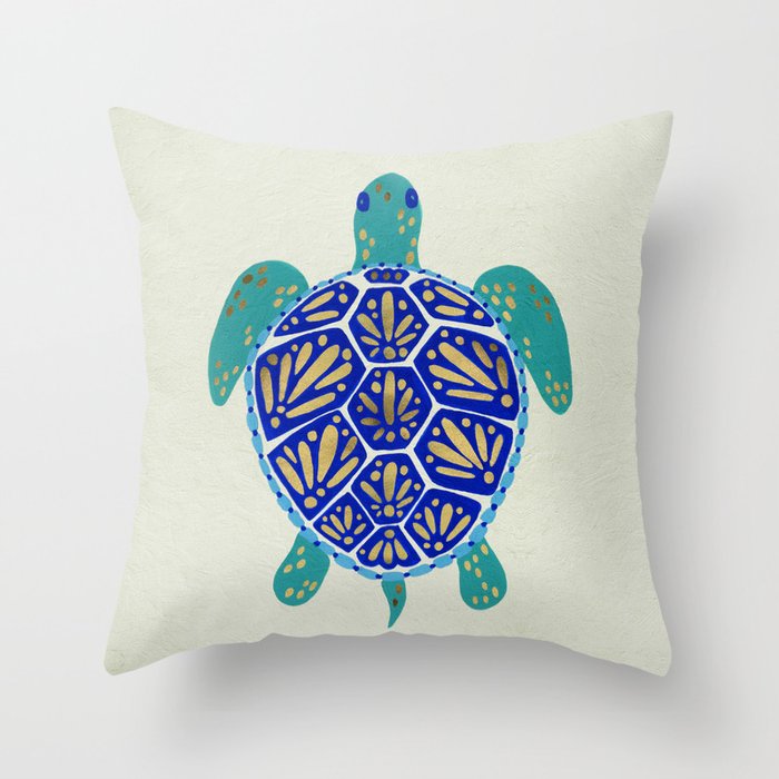 Sea Turtle Throw Pillow Gallery Image 6