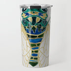 Green & Gold Cicada Travel Mug Gallery Image 1
