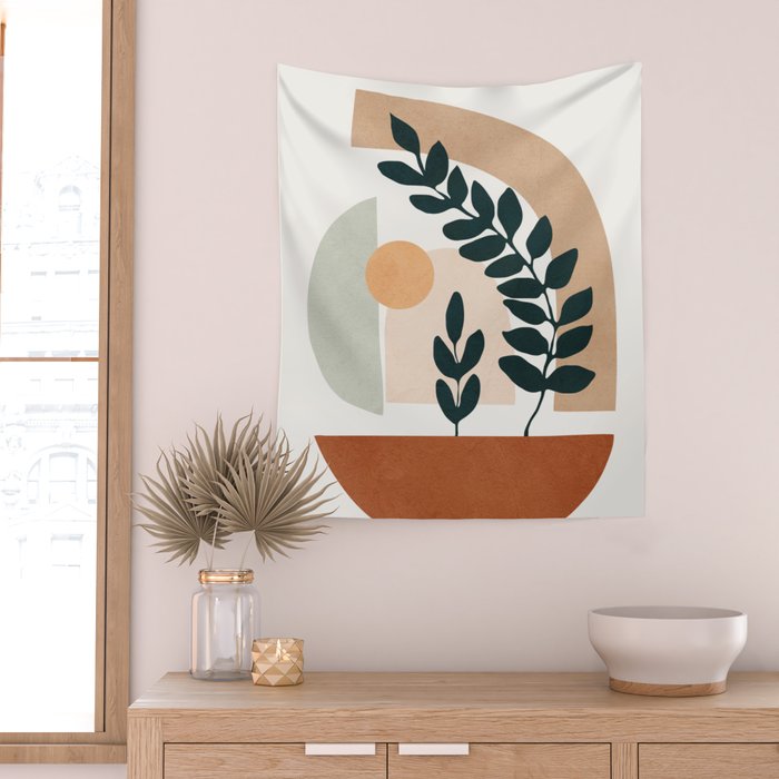 Soft Shapes III Wall Tapestry Gallery Image 2