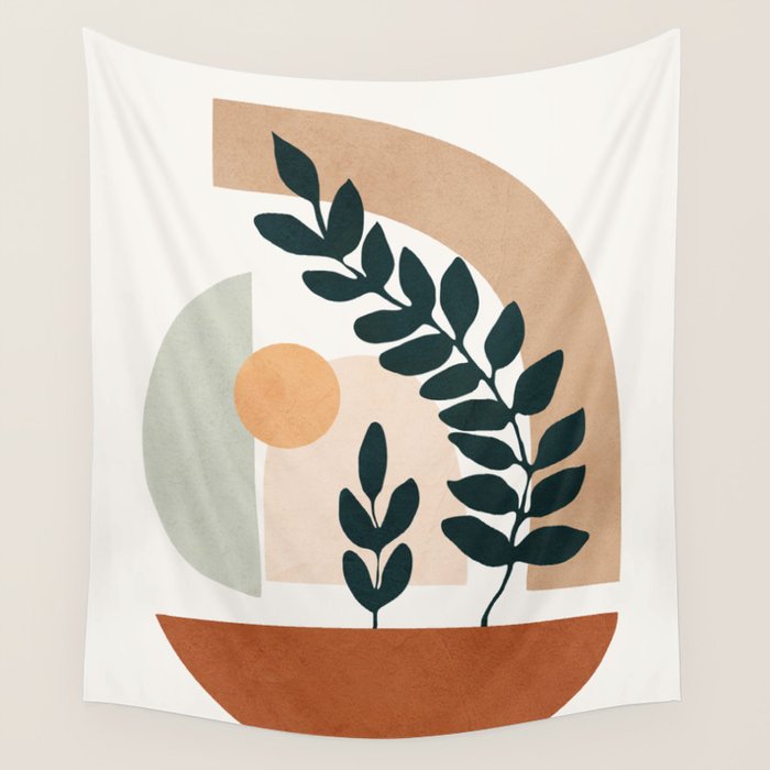Soft Shapes III Wall Tapestry Gallery Image 4