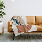 Soft Shapes III Throw Blanket Gallery Image 1