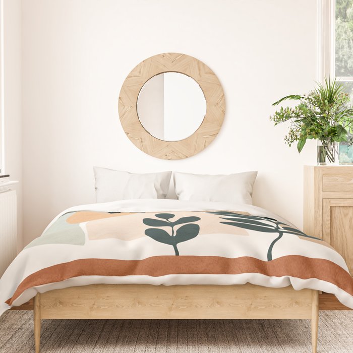 Soft Shapes III Duvet Cover Gallery Image 3