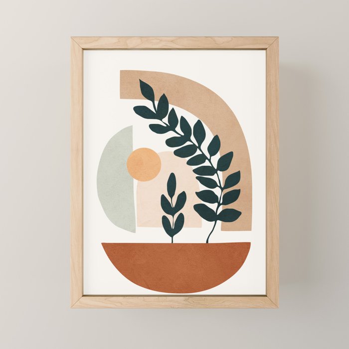 Soft Shapes III Mini Art Print Gallery Image 1