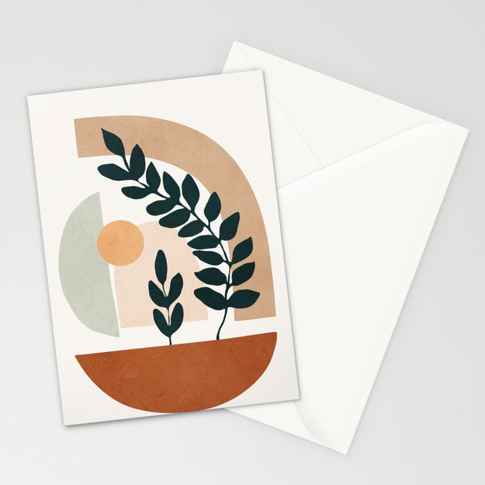 Soft Shapes III Stationery Card Gallery Image 2