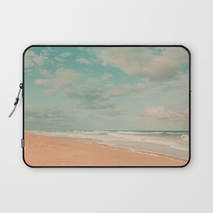 California Coast - Malibu Beach Nature, Landscape Photography Laptop Sleeve Gallery Image 1