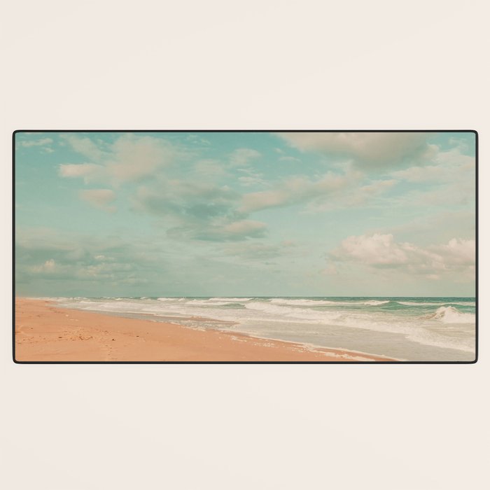 California Coast - Malibu Beach Nature, Landscape Photography Desk Mat Gallery Image 3