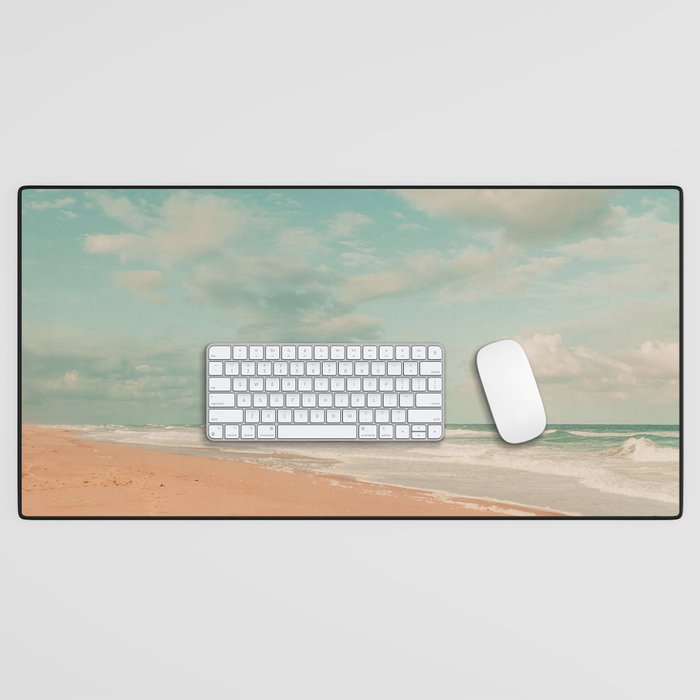 California Coast - Malibu Beach Nature, Landscape Photography Desk Mat Gallery Image 1