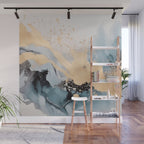 Splash of gold Wall Mural Gallery Image 1