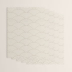 Waves (Cream & Chocolate) Wrapping Paper Gallery Image 3