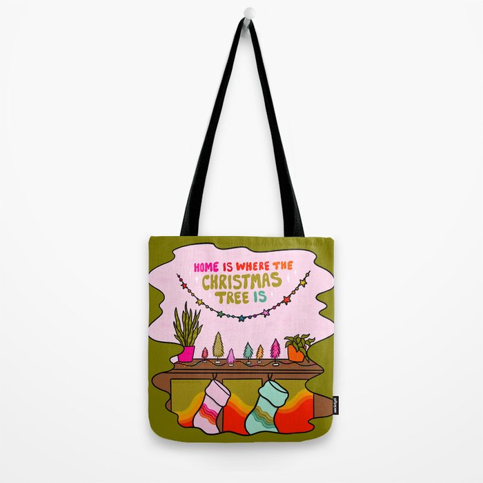 Home Is Where the Christmas Tree Is Tote Bag Gallery Image 2