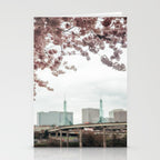 Cherry Blossoms Oregon Convention Center Stationery Card Gallery Image 2