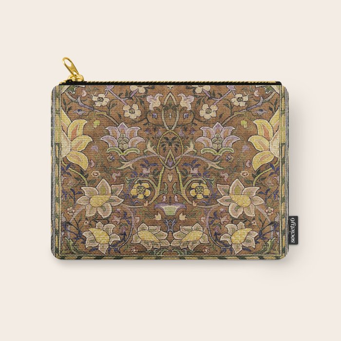 William Morris Antique Redcar Persian Floral Carry All Pouch Gallery Image 1