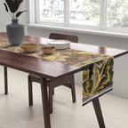 William Morris Antique Redcar Persian Floral Table Runner Gallery Image 2
