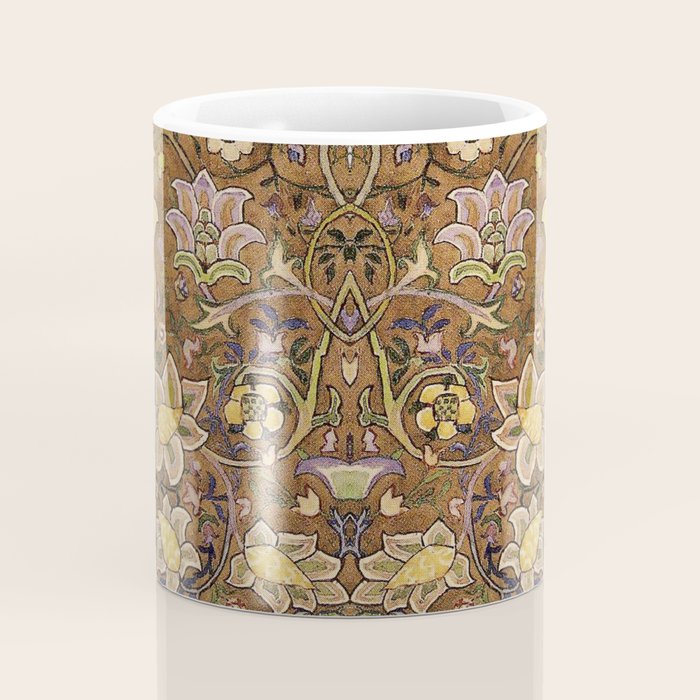 William Morris Antique Redcar Persian Floral Coffee Mug Gallery Image 4
